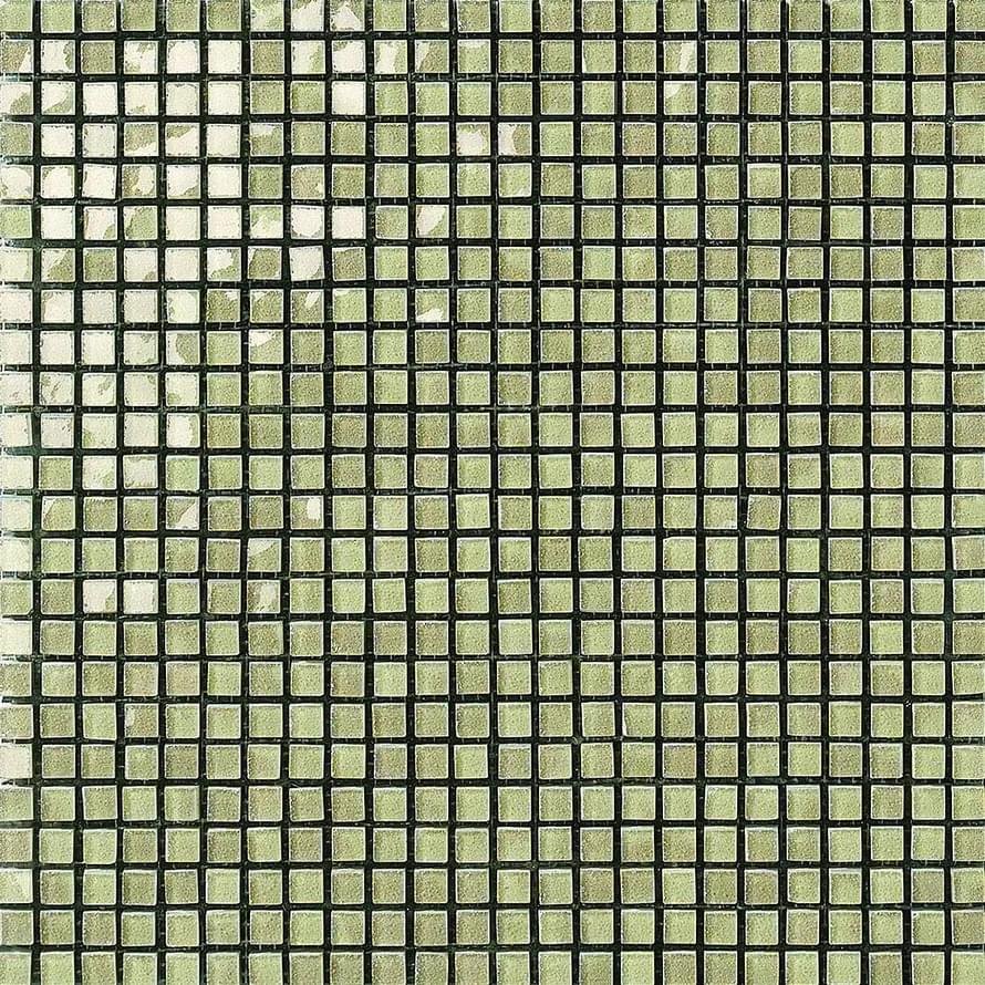Settecento Musiva Verde Muschio 1x1 Su Rete 28.6x28.6