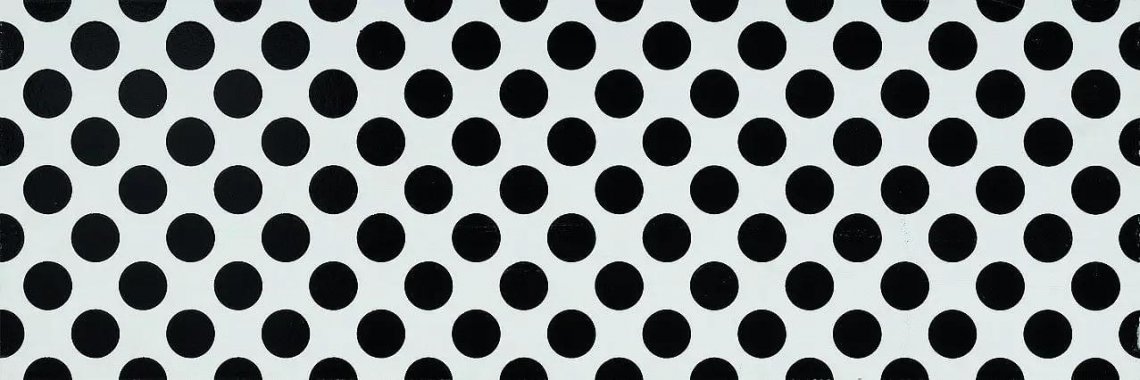 Settecento Neo Pop Les Pois Black On White 24x72