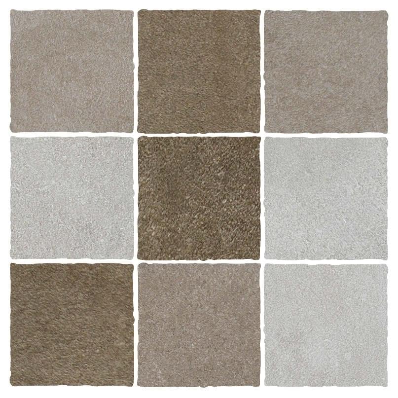 Settecento Proxi Mix Colori Caldi Tozzetto Burattato 10x10
