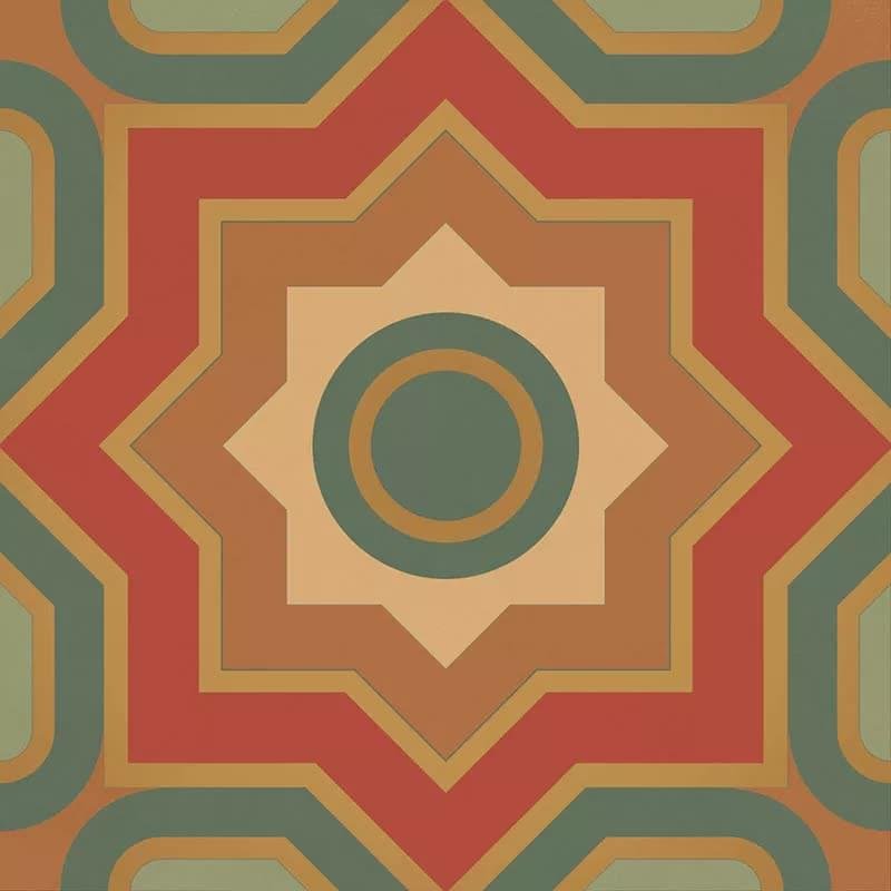 Simpolo Mandala Scs Gold 19.8x19.8