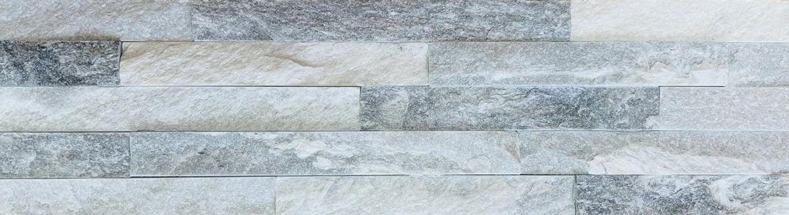 Сланец Classic Кварцит Бело-Серый 15x60