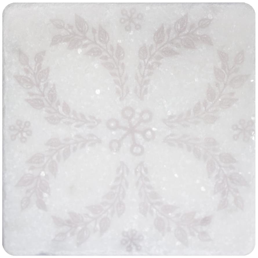 Stone4Home Marble Decor White Motif №5 10x10