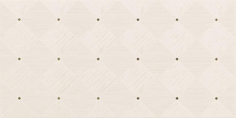 Super Ceramica Lumen Dec Rombi Crema 25x50