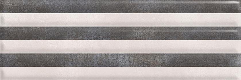 Super Ceramica New York Relieve Stripe Titanio 20x60