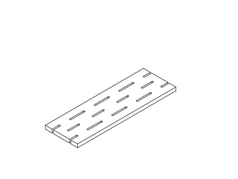 Tagina Apogeo Griglia White 20 mm 20x60