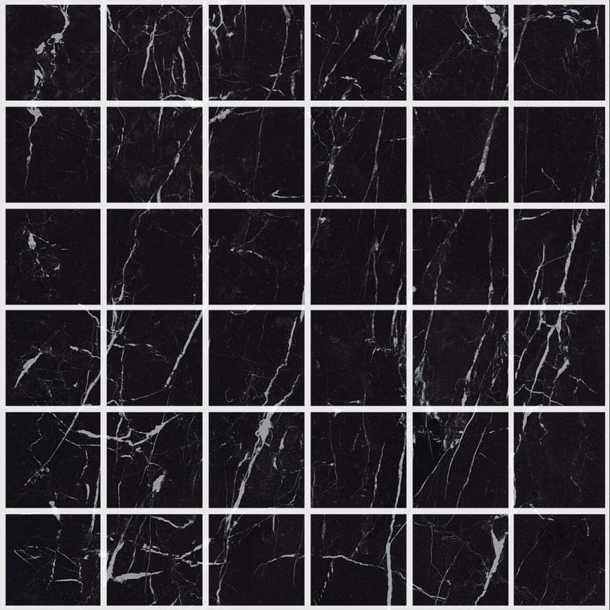 Tagina Marquina Mosaico Nero 5X5 30x30