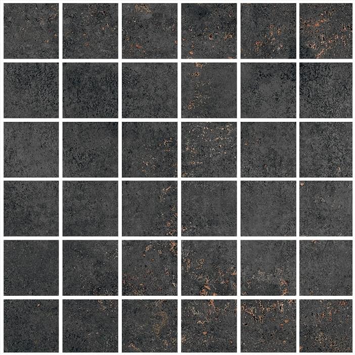 Tagina Metal Mosaico Titanium 5X5 30x30