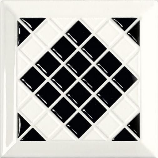 Tonalite Diamante Decor Kyoto Nero 15x15