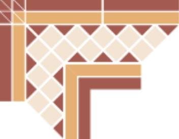 TopCer Borders Bologna Corner 19x33