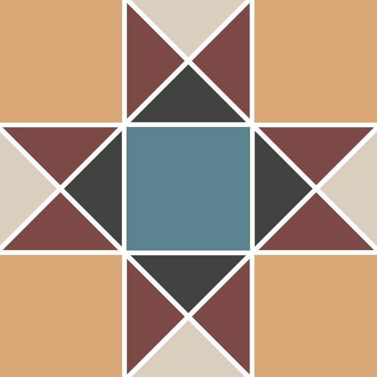 TopCer Richmond Blue Sheet 30x30