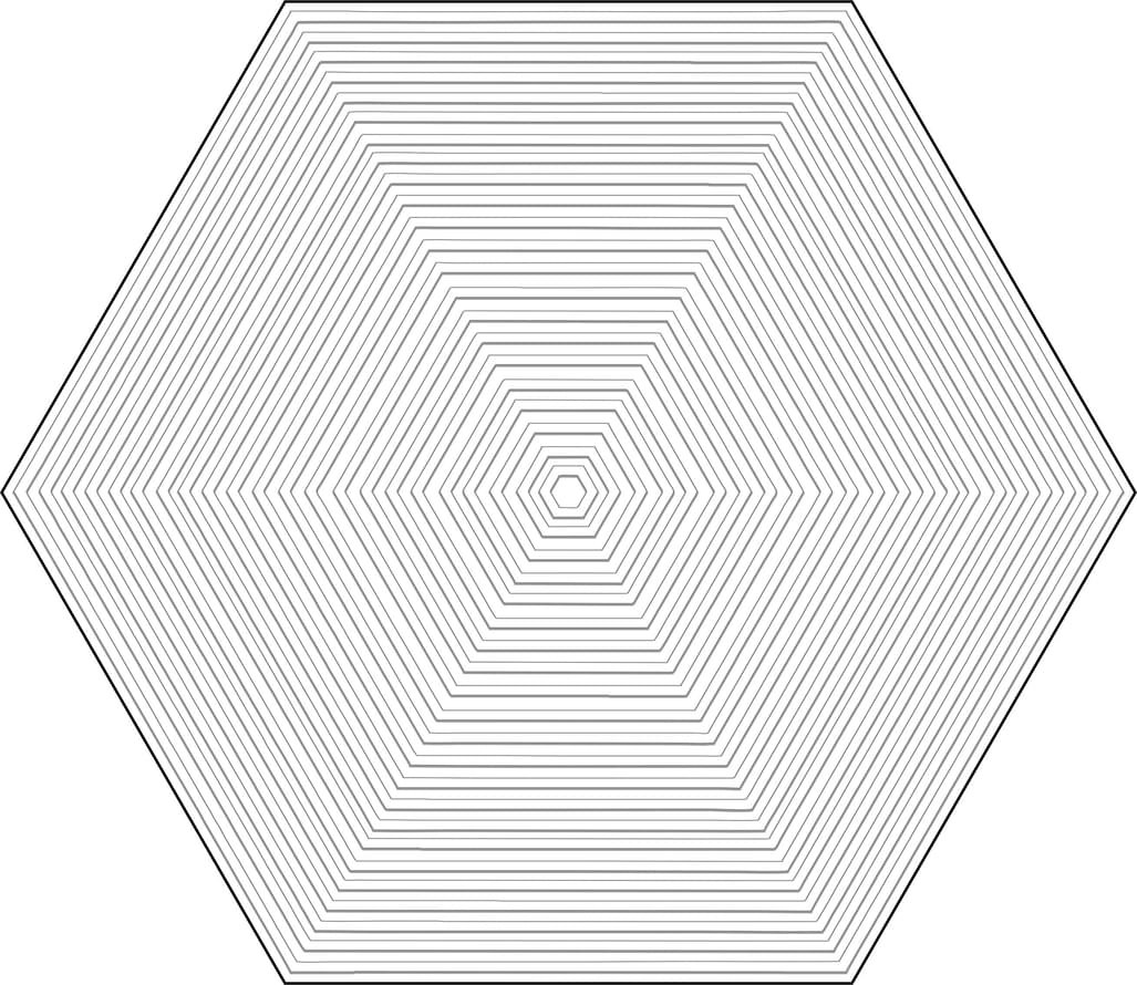 Tubadzin Cielo E Terra Dekor Bianco Geometry 1 Mat 19.2x22.1