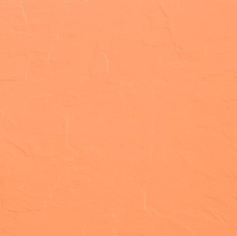 Уральский Гранит Рельеф Насыщенно-Оранжевый Моноколор 60x60
