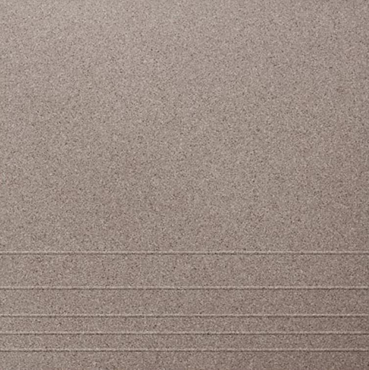 Уральский Гранит Ступени Коричневый Соль-Перец 30x30