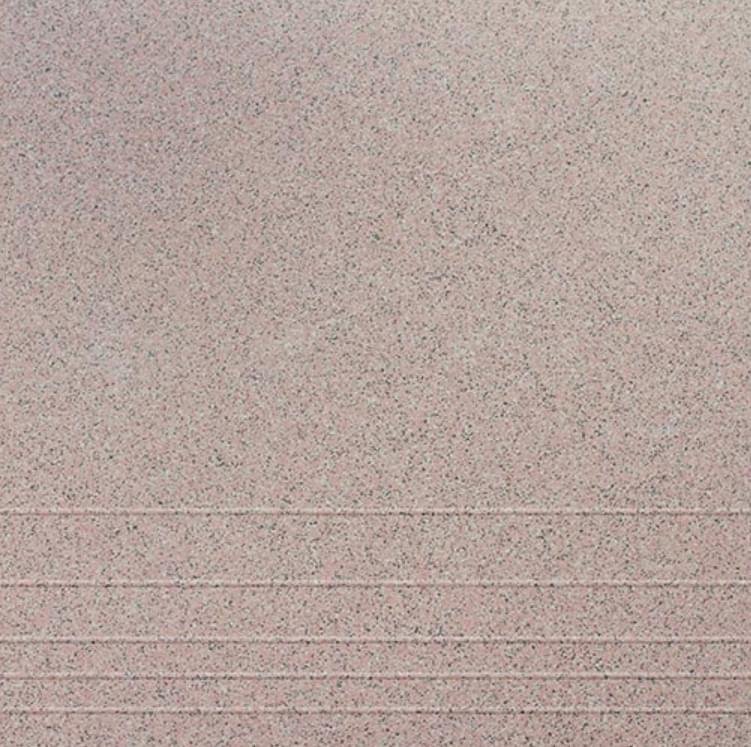 Уральский Гранит Ступени Розовый Соль-Перец 30x30