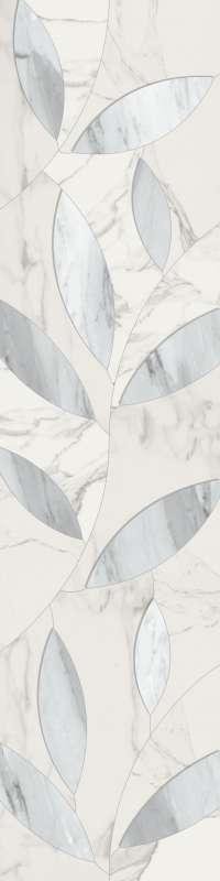 Vallelunga Cut On Size Composizione Foglie Calacatta Argenta 60x240