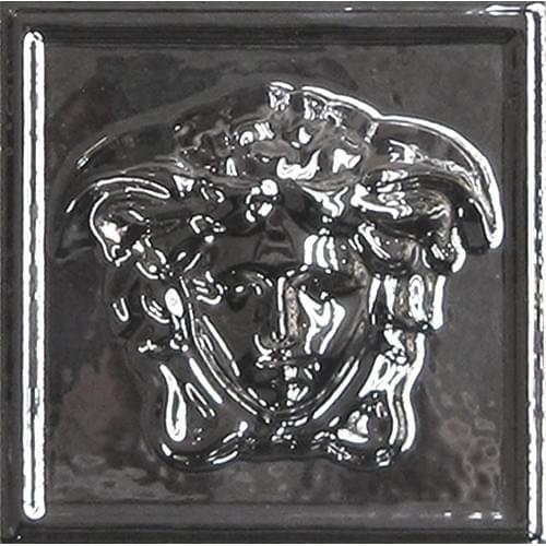 Versace Emote Medusa 3D Platino Pvd 10x10