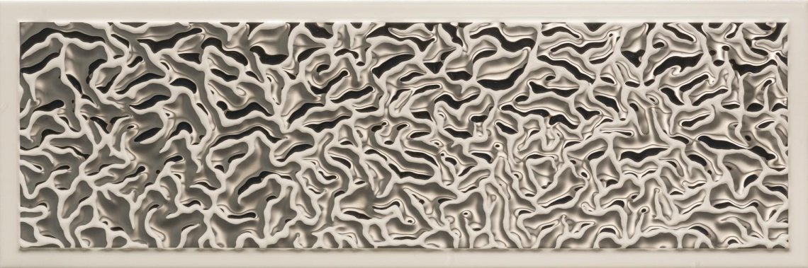 Versace Gold Decori Acqua Lingotto Grigio-Platino 25x75