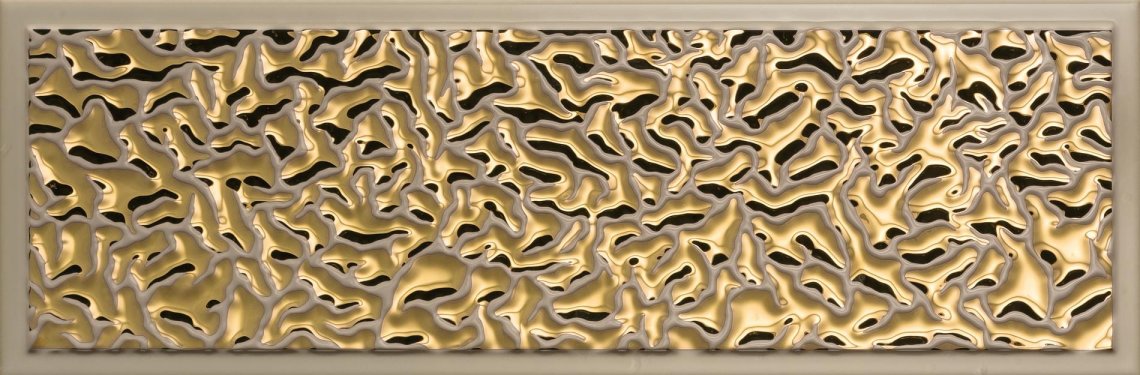 Versace Gold Decori Acqua Lingotto Marrone-Oro 25x75