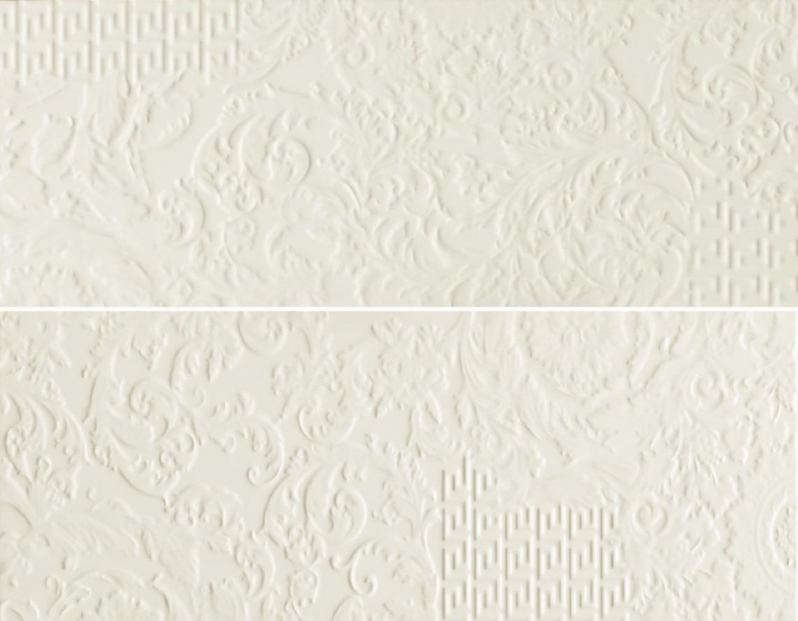 Versace Gold Patchwork Bianco 25x75