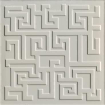 Versace Greek 3D Grigio 40x40