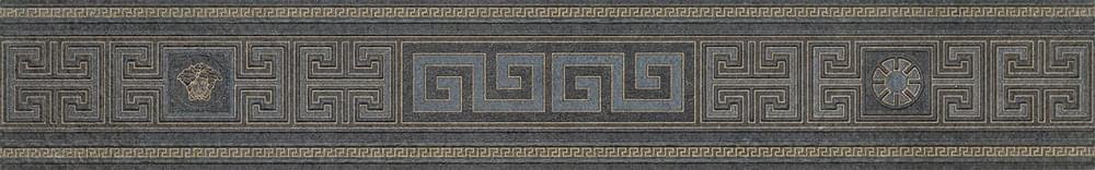 Versace Greek Listello Antracite Oro 4x80