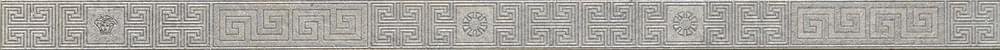 Versace Greek Listello Grigio 4x80