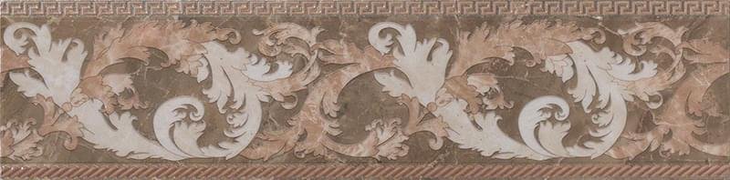 Versace Marble Fascia Barocca Marrone 14.4x58.5 Versace Marble Fascia Barocca Marrone 14.4x58.5