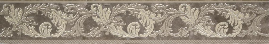Versace Marble Fascia Barocchina Grigio 9.6x58.5 Versace Marble Fascia Barocchina Grigio 9.6x58.5