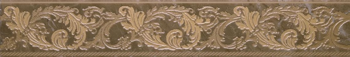 Versace Marble Fascia Barocchina Marrone 9.6x58.5 Versace Marble Fascia Barocchina Marrone 9.6x58.5