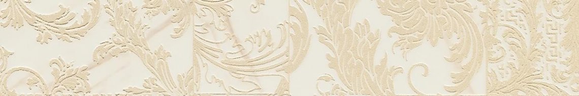 Versace Marble Fascia Patchwork Bianco 9.8x58.5 Versace Marble Fascia Patchwork Bianco 9.8x58.5