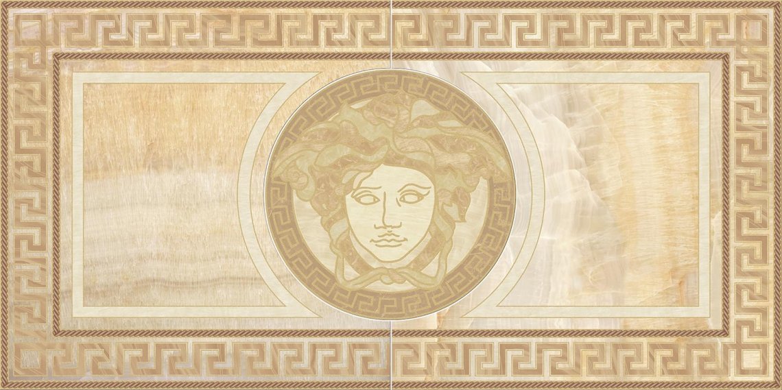 Versace Marble Rosone Oro 58.5x117.2