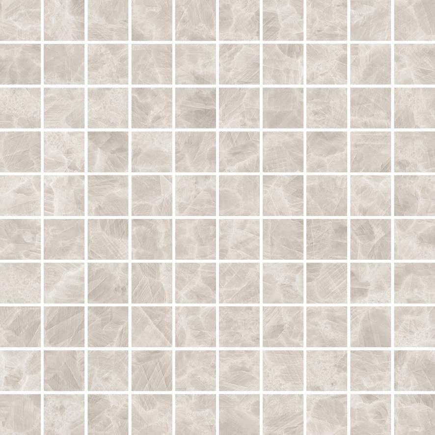 Versace Meteorite Mosaico T100 Bianco Lappato 30x30