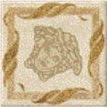 Versace Palace Gold Angolo Foglia Levigato Almond 9.8x9.8