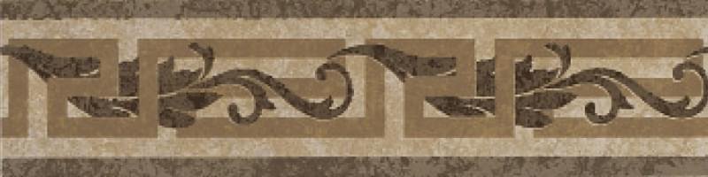 Versace Palace Gold Fascia Foglia Nero 9.8x39.4