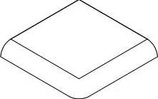 VitrA Color Ral 7047 Light Grey Bullnose Corner Matt 5x5