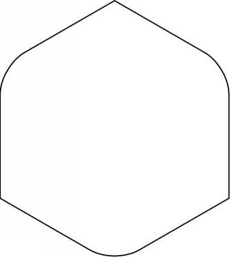 VitrA Color Ral 9016 White Up-Out External Corner Glossy 5x5