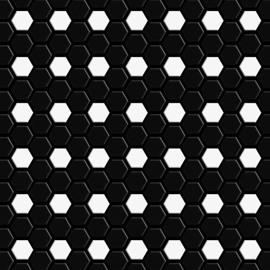 VitrA Miniworx Black Mix Matt Nn 2.5x2.5 30x30 VitrA Miniworx Black Mix Matt Nn 2.5x2.5 30x30