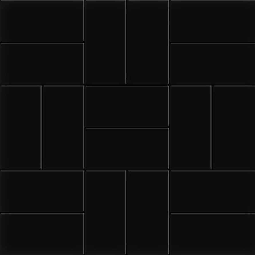 VitrA Miniworx Ral 0001500 Black Crosshatch Matt Nn 5x10 30x30