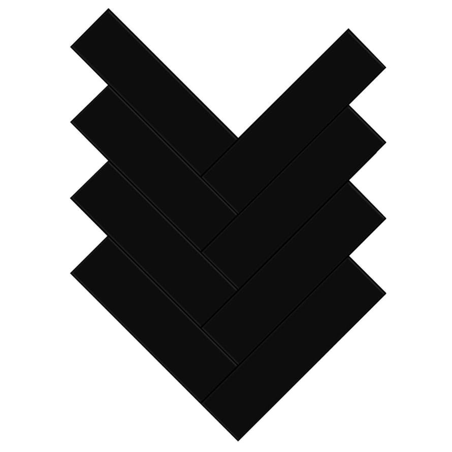 VitrA Miniworx Ral 0001500 Black Herringbone Glossy Nn 5x20 30x30 VitrA Miniworx Ral 0001500 Black Herringbone Glossy Nn 5x20 30x30