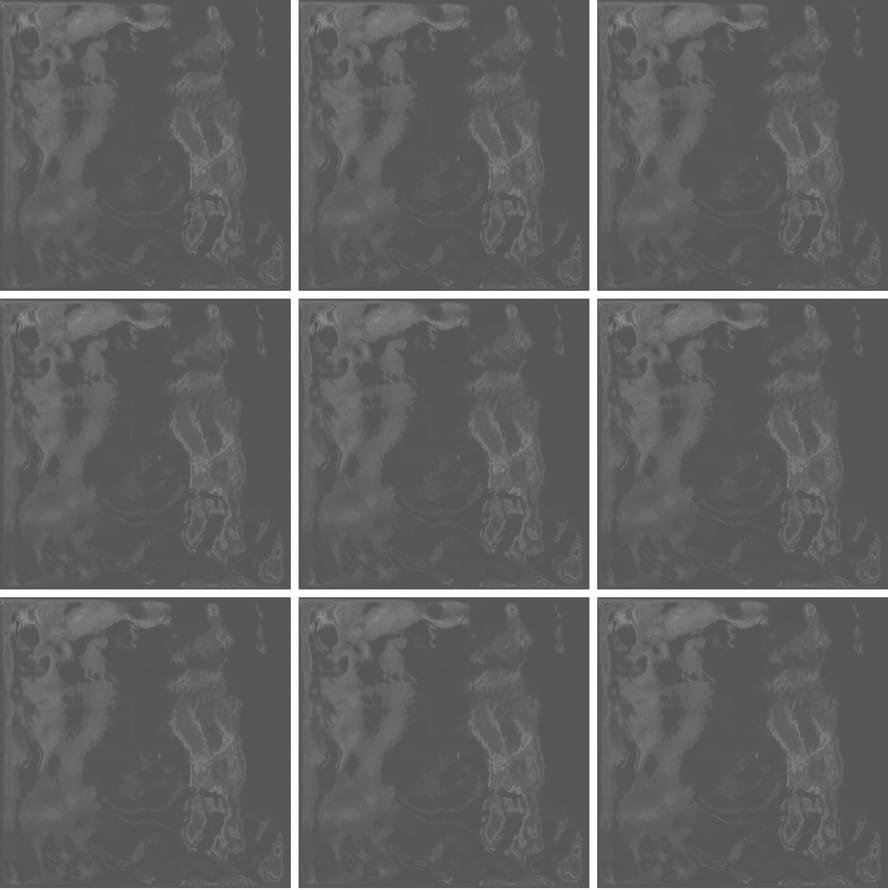 VitrA Miniworx Ral 0005500 Dark Grey Bumpy Glossy Nn 10x10 30x30