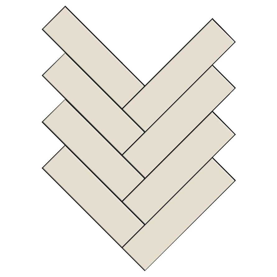 VitrA Miniworx Ral 0958010 Light Mink Herringbone Glossy Nn 5x20 30x30