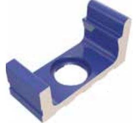 VitrA Pool Ral 2307015 Blue High Water Level Half Wide Channel With Outlet Matt 22.5x11.9