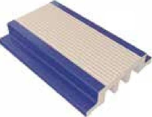 VitrA Pool Ral 5002 Cobalt Blue Color Matt Both Sided Channel Edge 12.5x25