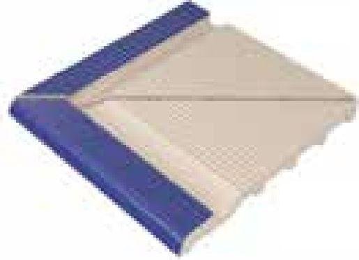 VitrA Pool Ral 5002 Cobalt Blue Edge With Finger Grip External Corner Glossy 23Mm 25x25