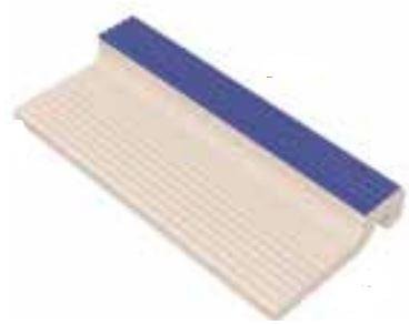 VitrA Pool Ral 5002 Cobalt Blue High Water Level Overflow Edge Glossy 12.5x25