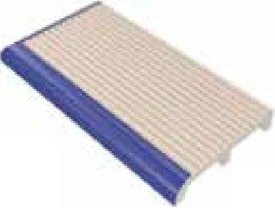 VitrA Pool Ral 5002 Cobalt Blue Rounded Edge Left Corner Matt 12.5x25