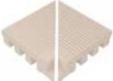 VitrA Pool Unglazed Channel Edge Internal Corner Slope 5 Matt 12.5x12.5