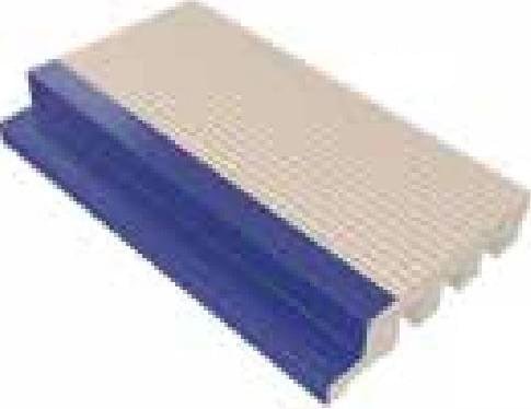 VitrA Pool Unglazed Ral 9016 White Channel Edge Slope 5 R10B 12.5x25