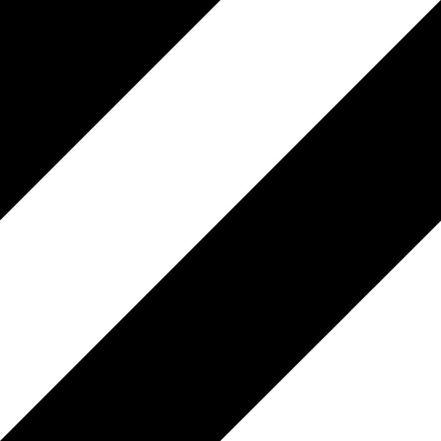 VitrA Retromix Black And White Line Large Matt 15x15