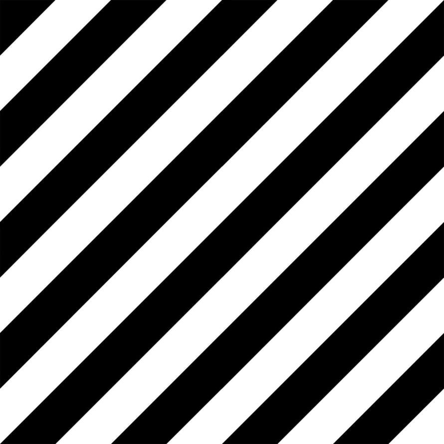 VitrA Retromix Black And White Line Small Matt 15x15
